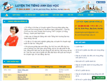 Tablet Screenshot of luyenthidaihoctienganh.com